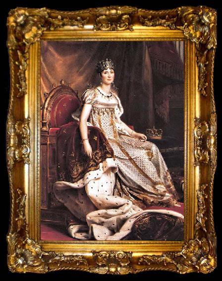 framed  Francois Pascal Simon Gerard Portrait of the Empress Josephine, ta009-2